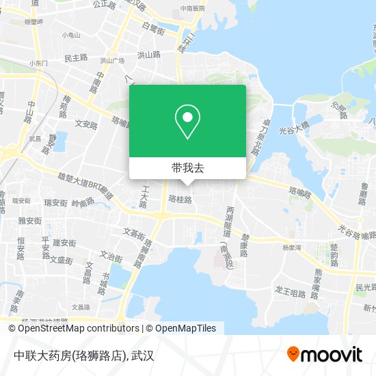 中联大药房(珞狮路店)地图