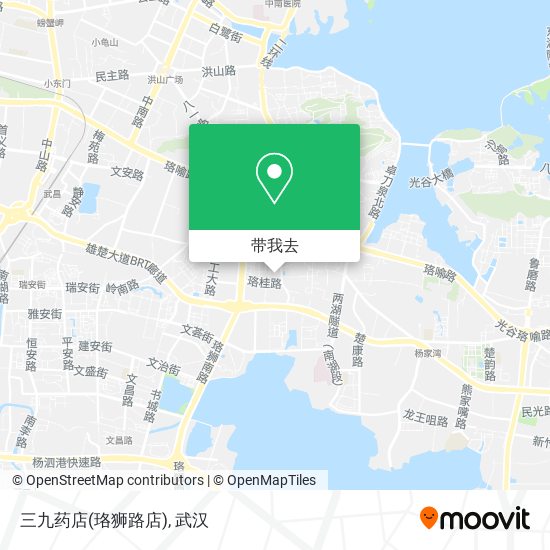 三九药店(珞狮路店)地图