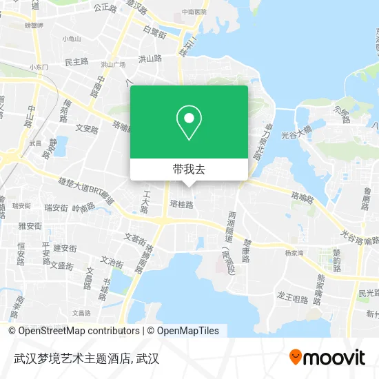 武汉梦境艺术主题酒店地图