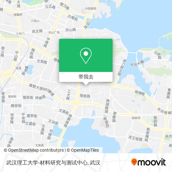 武汉理工大学-材料研究与测试中心地图