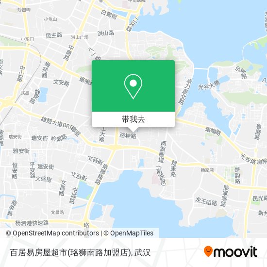 百居易房屋超市(珞狮南路加盟店)地图