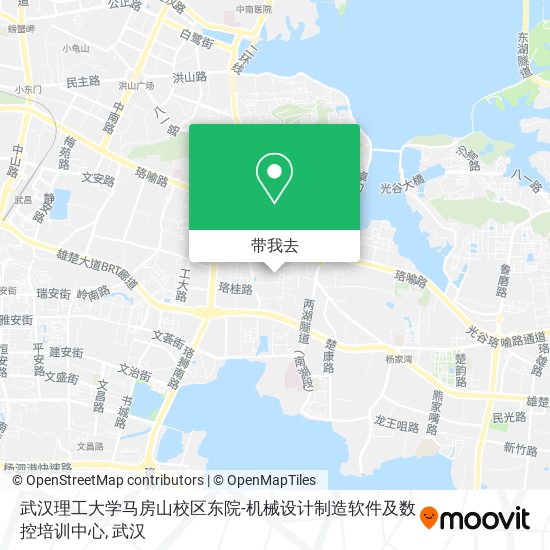 武汉理工大学马房山校区东院-机械设计制造软件及数控培训中心地图