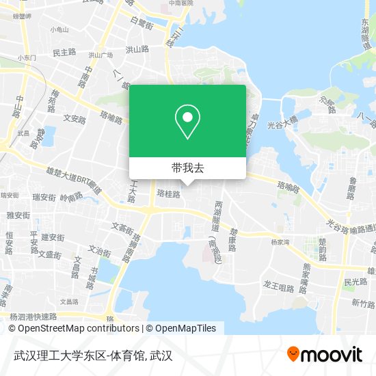 武汉理工大学东区-体育馆地图