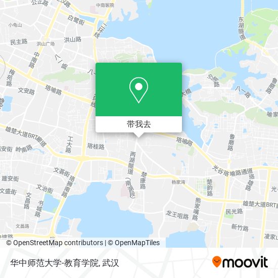 华中师范大学-教育学院地图
