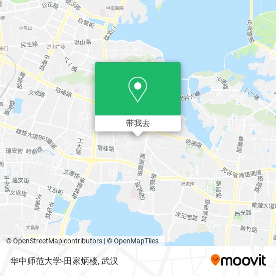 华中师范大学-田家炳楼地图