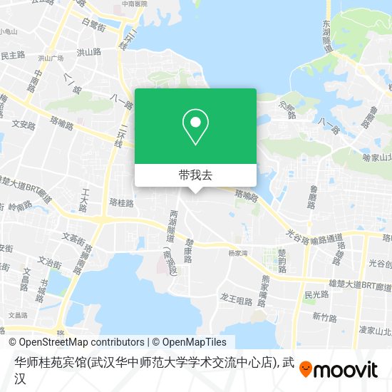 华师桂苑宾馆(武汉华中师范大学学术交流中心店)地图