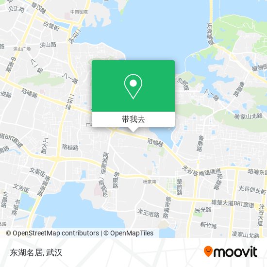 东湖名居地图