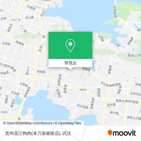贵州花江狗肉(卓刀泉南路店)地图
