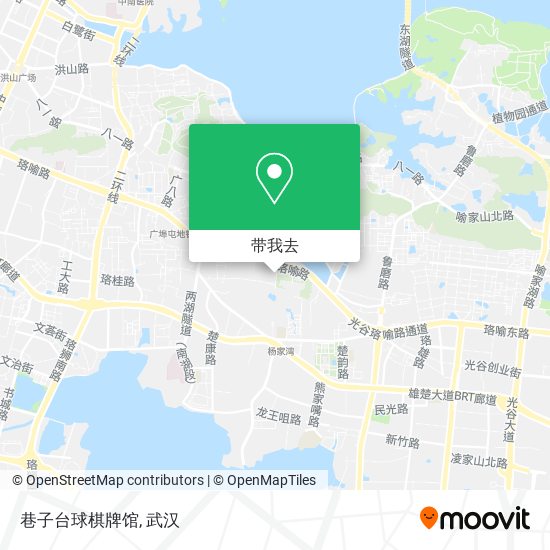 巷子台球棋牌馆地图