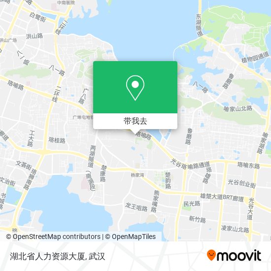 湖北省人力资源大厦地图