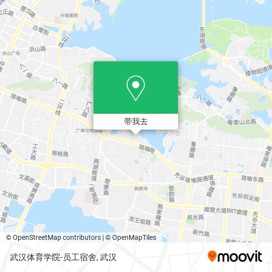 武汉体育学院-员工宿舍地图