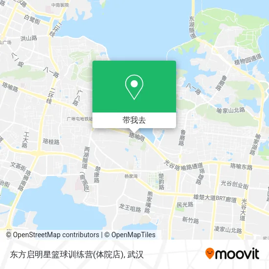 东方启明星篮球训练营(体院店)地图