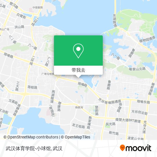 武汉体育学院-小球馆地图
