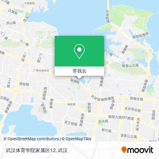 武汉体育学院家属区12地图