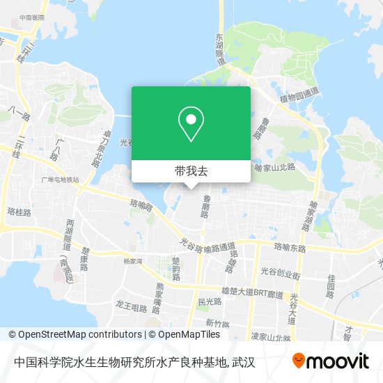 中国科学院水生生物研究所水产良种基地地图