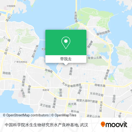 中国科学院水生生物研究所水产良种基地地图