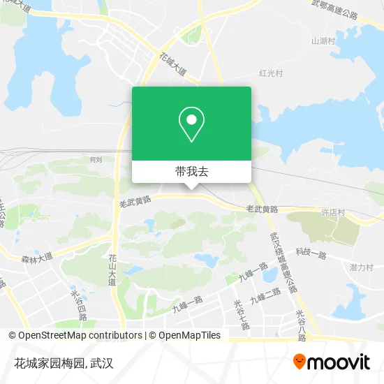 花城家园梅园地图