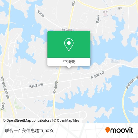 联合一百美佳惠超市地图