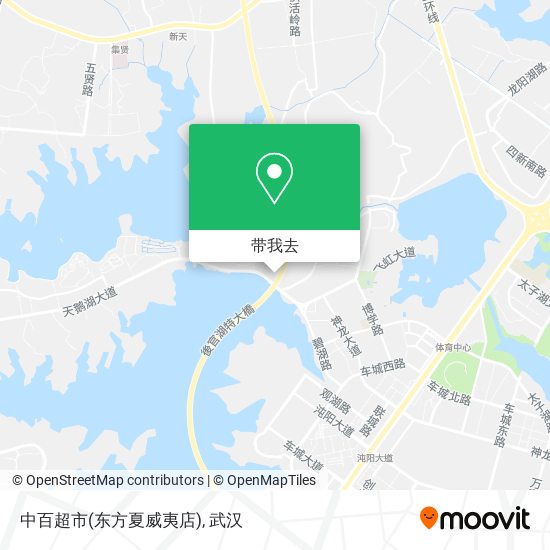 中百超市(东方夏威夷店)地图