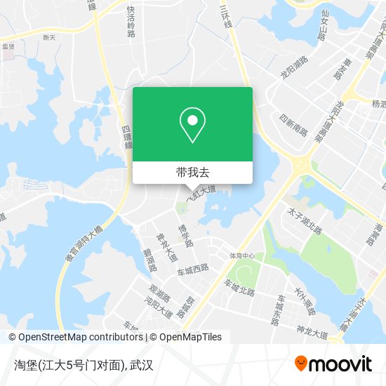 淘堡(江大5号门对面)地图