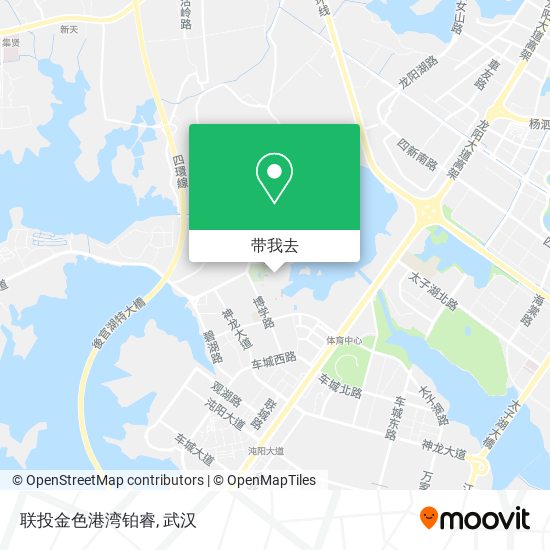 联投金色港湾铂睿地图
