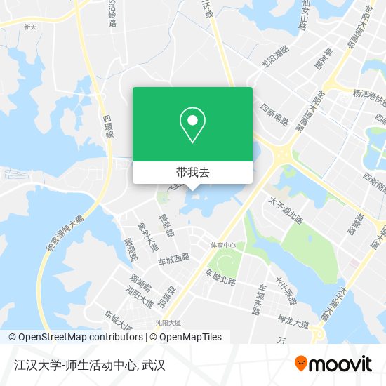 江汉大学-师生活动中心地图