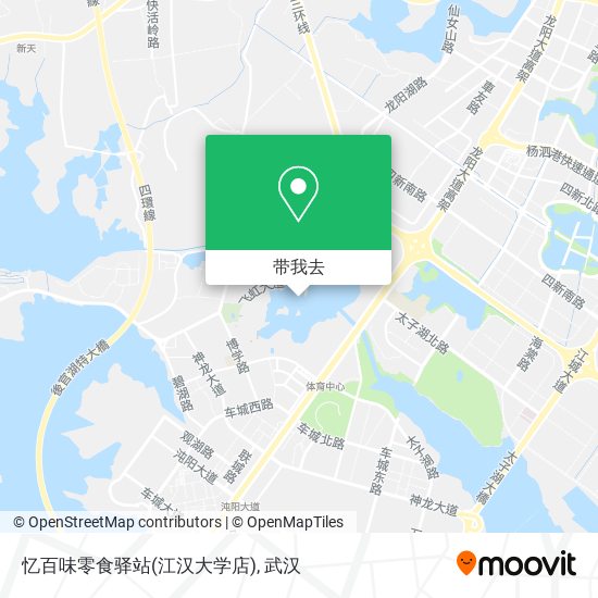 忆百味零食驿站(江汉大学店)地图