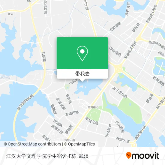 江汉大学文理学院学生宿舍-F栋地图