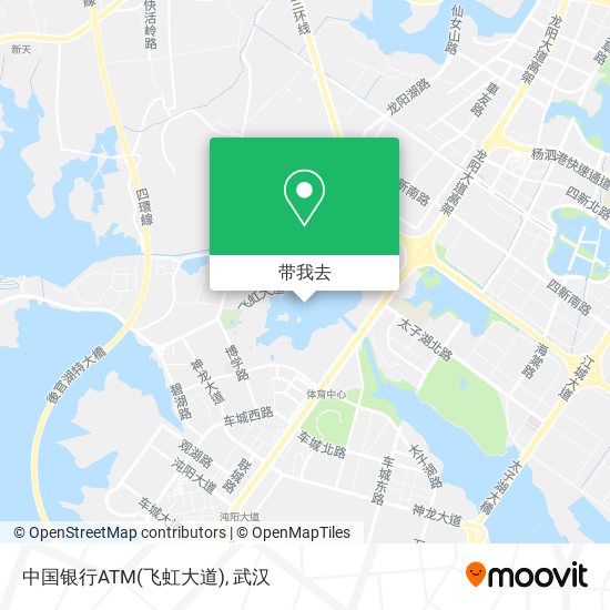 中国银行ATM(飞虹大道)地图