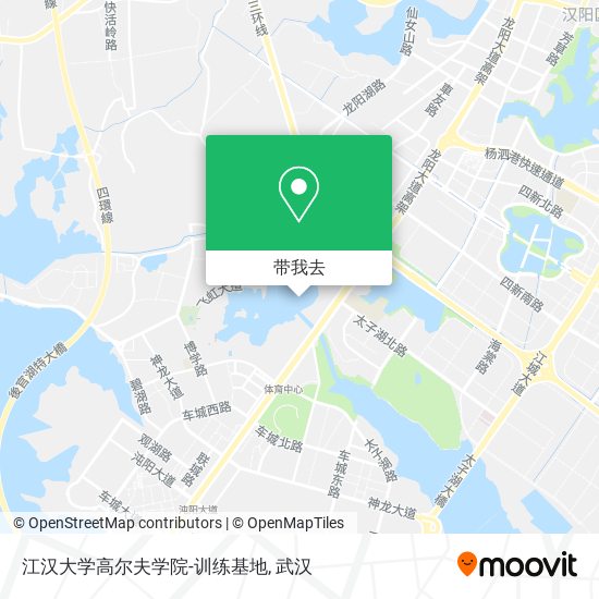 江汉大学高尔夫学院-训练基地地图