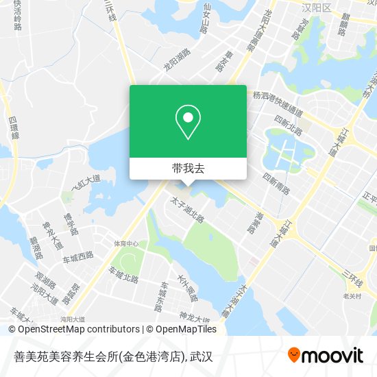 善美苑美容养生会所(金色港湾店)地图