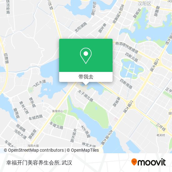 幸福开门美容养生会所地图