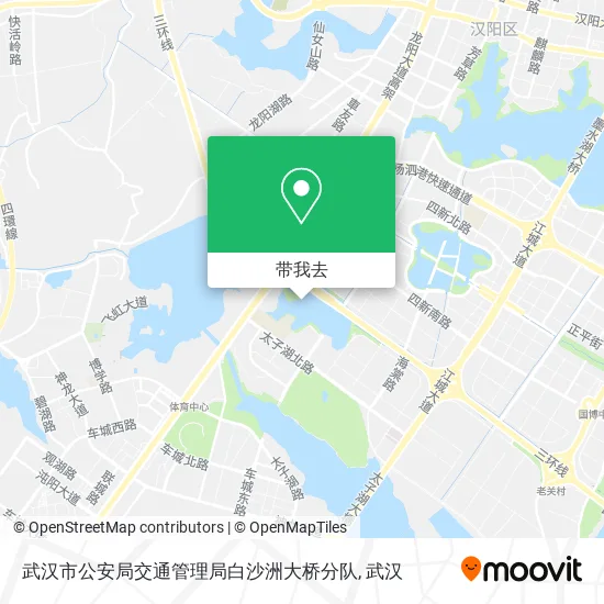 武汉市公安局交通管理局白沙洲大桥分队地图