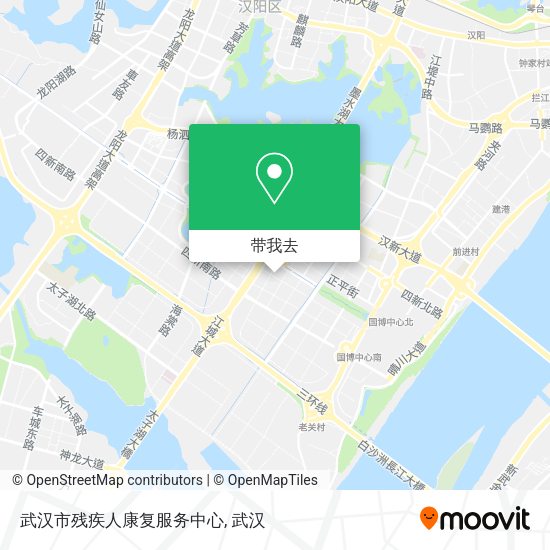 武汉市残疾人康复服务中心地图