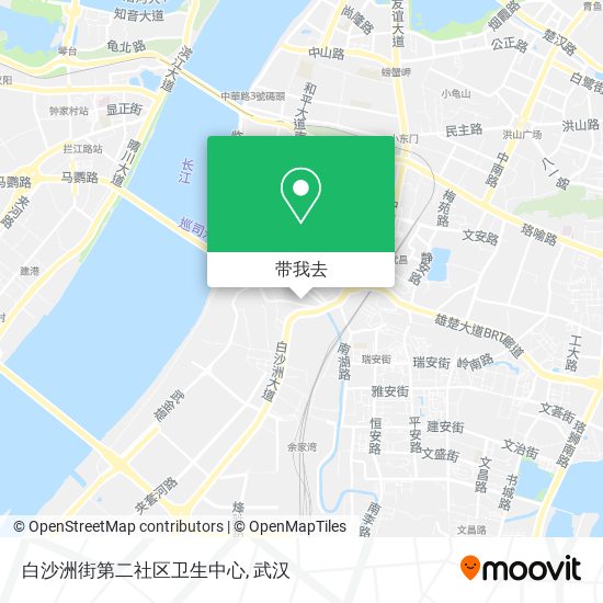 白沙洲街第二社区卫生中心地图