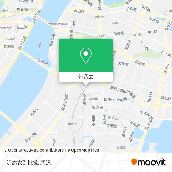 明杰农副批发地图