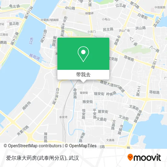爱尔康大药房(武泰闸分店)地图