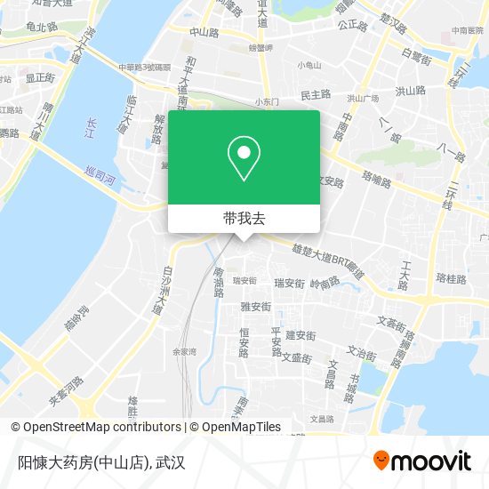 阳慷大药房(中山店)地图