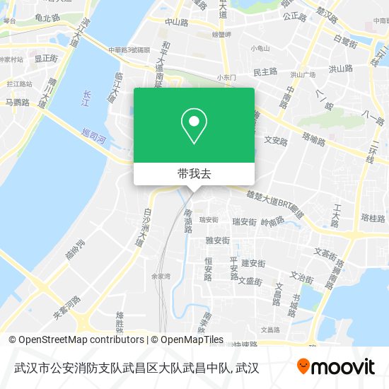 武汉市公安消防支队武昌区大队武昌中队地图