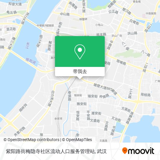 紫阳路街梅隐寺社区流动人口服务管理站地图