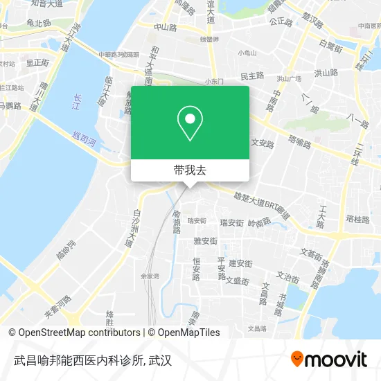 武昌喻邦能西医内科诊所地图