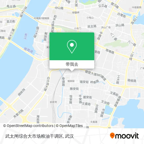 武太闸综合大市场粮油干调区地图
