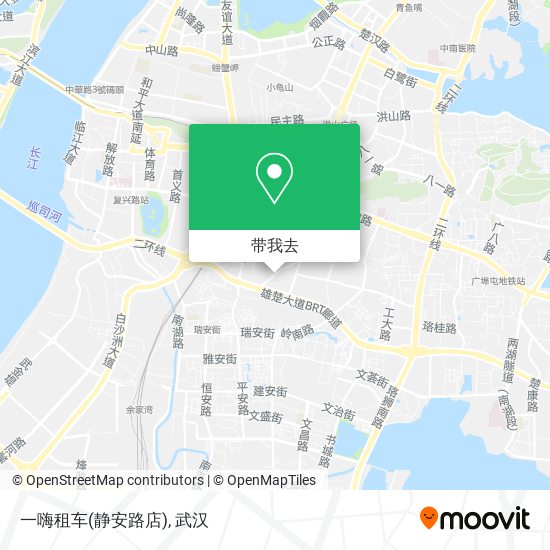 一嗨租车(静安路店)地图