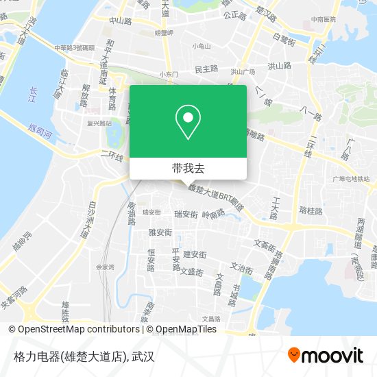 格力电器(雄楚大道店)地图