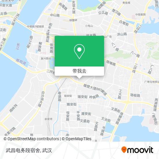 武昌电务段宿舍地图