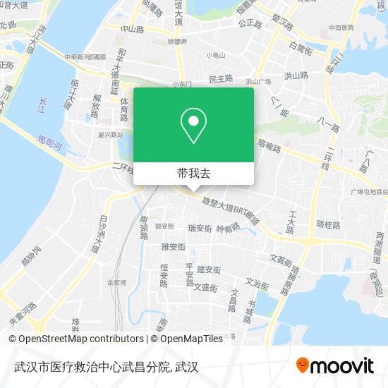 武汉市医疗救治中心武昌分院地图
