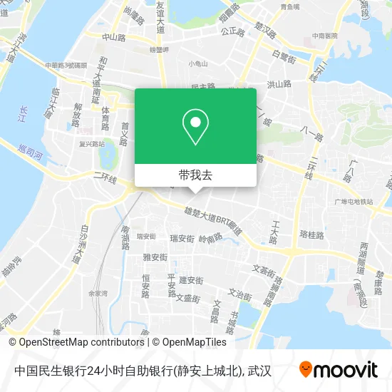 中国民生银行24小时自助银行(静安上城北)地图