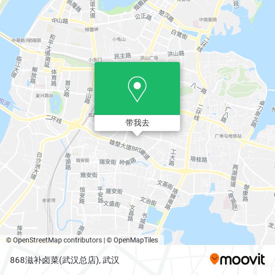 868滋补卤菜(武汉总店)地图