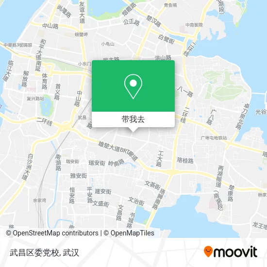 武昌区委党校地图