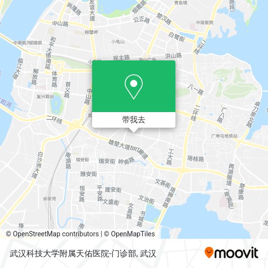 武汉科技大学附属天佑医院-门诊部地图